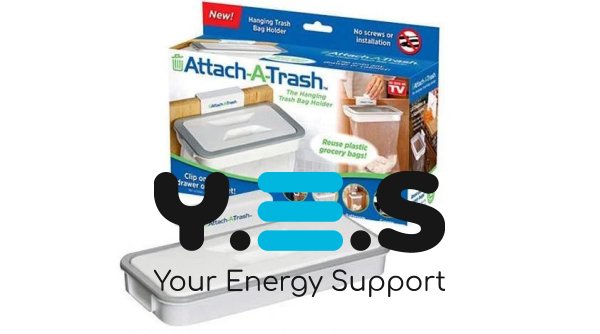 Підвісний тримач для сміттєвих пакетів Attach-A-Trash — навісний каркас для пакета