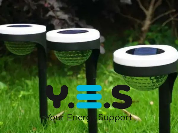 Садовий світильник на сонячній панелі 18WW (сонячна батарея)