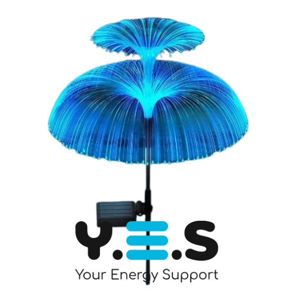 Садовий декоративний світильник-фонтан на сонячній батареї для доріжок і саду