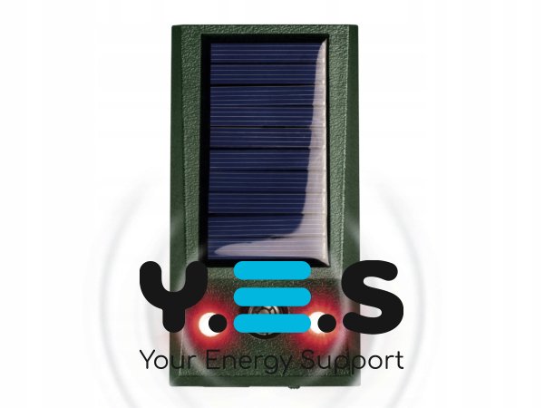 Сонячний ультразвуковий відлякувач тварин на батареї — захист двору та саду