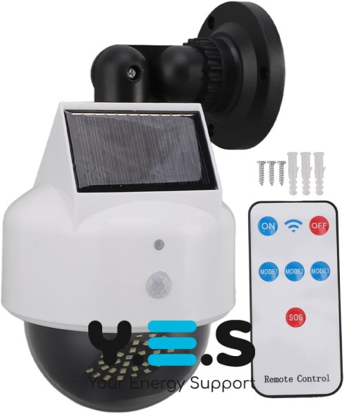 Вуличний настінний ліхтар-муляж камери JX-5118 з датчиком руху, 40 LED