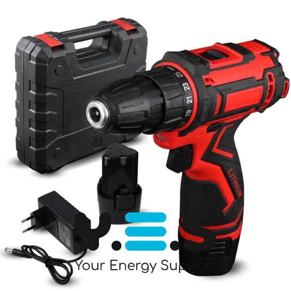 Акумуляторний шуруповерт KRAFFTEC 24V з насадками, багатофункціональний інструмент (24V)