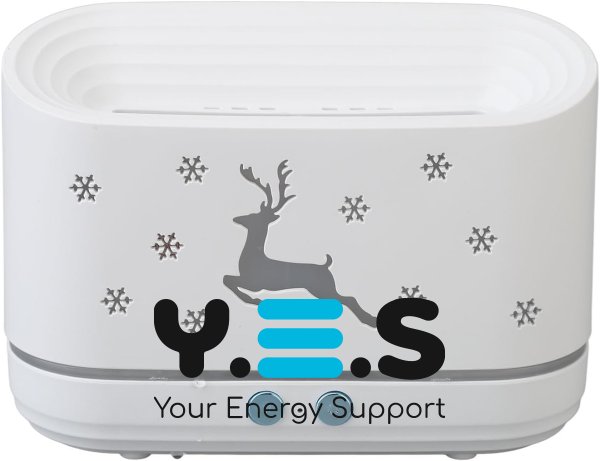 Ультразвуковий зволожувач повітря EL-JS1 з підсвічуванням і ефектом полум’я