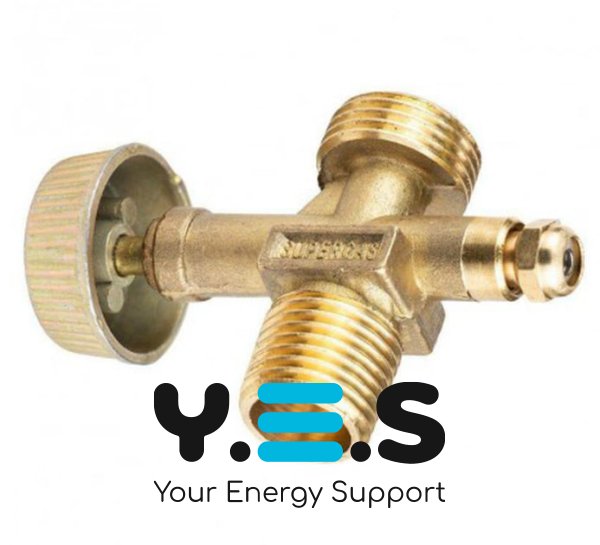 Вентиль газовий INTERTOOL для туристичних плит, балонів і пальників