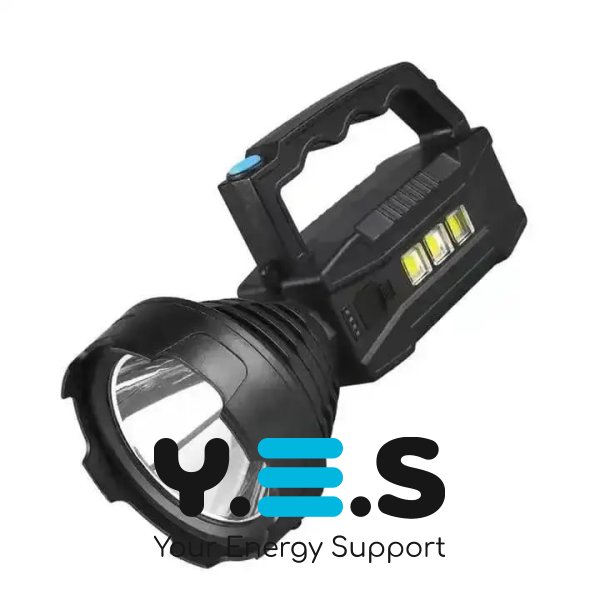 Універсальний LED ліхтар 8809T з COB-панеллю та сонячною зарядкою