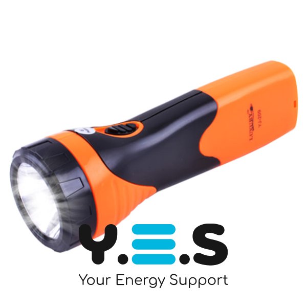 Кишеньковий компактний акумуляторний LED ліхтар YAJIA YJ-209 (ручний)