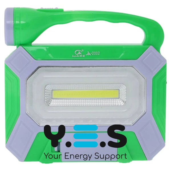 Переносний LED ліхтар D-2010 JA-2002 із сонячною панеллю для туризму та відпочинку
