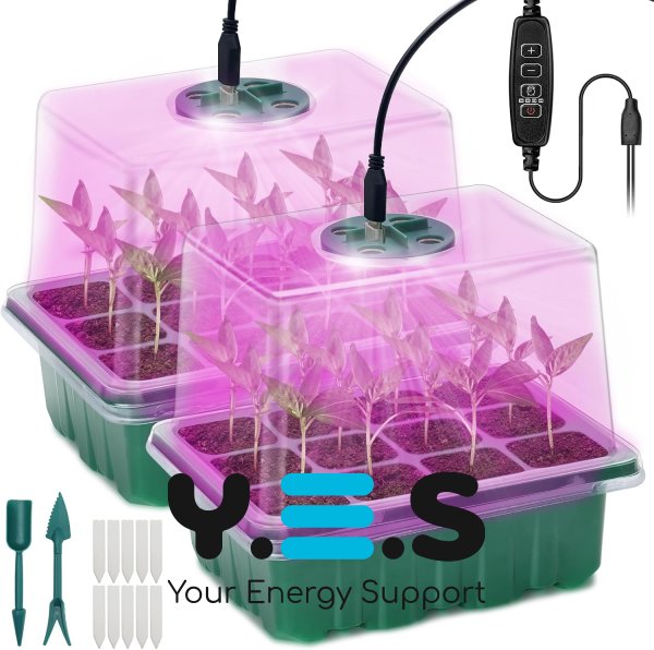 Універсальний набір лотків GrowBox для пророщування рослин зі LED-підсвічуванням