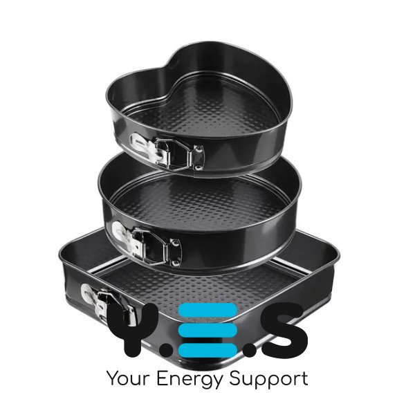 Набір роз’ємних форм для випічки 3 в 1 UNIQUE UN-1703 (різні розміри)