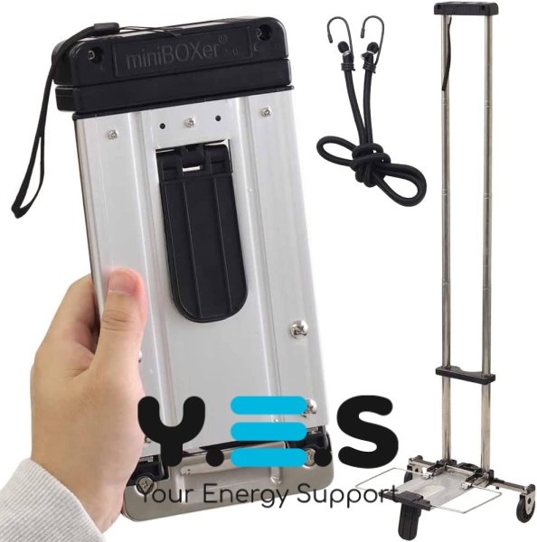 Складна універсальна візок‑сумка для покупок на колесах, легка та міцна