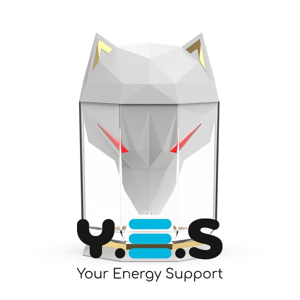 Портативний зволожувач повітря Kinscoter Guardian Wolf SH-L162, голова вовка, 650 мл