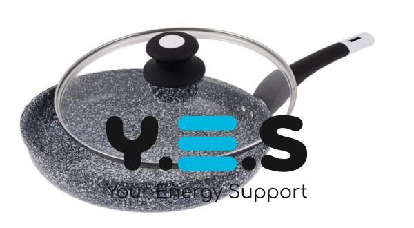 Глибока сковорода UNIQUE UN-5114-22 з кришкою, антипригарне гранітне покриття