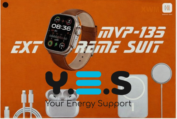 Смарт-годинник MVP-135 Ultra + Power Bank MagSafe, набір заряджання