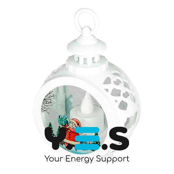 Декоративний різдвяний світильник на батарейках — святковий затишний нічник для дому