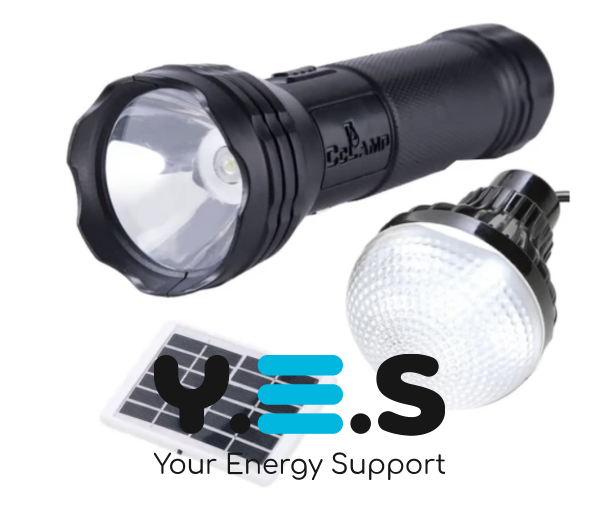 Портативний LED-світильник-ліхтар CL-038 для дому й кемпінгу із сонячною зарядкою