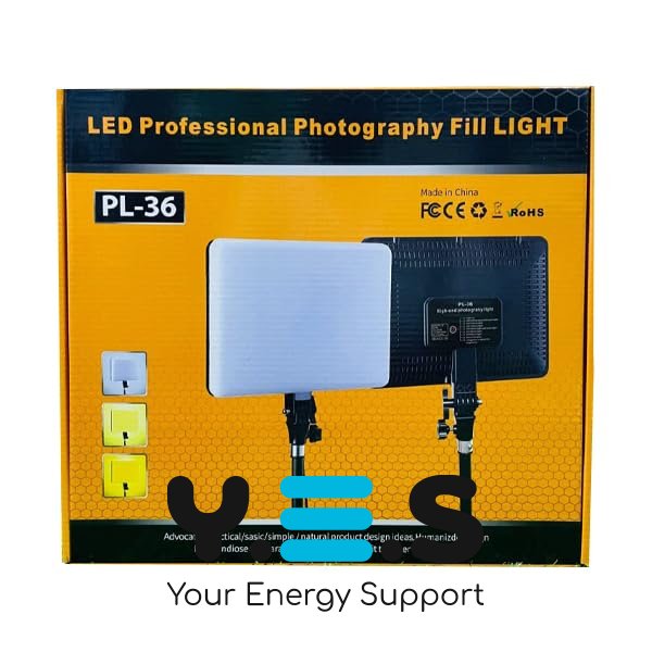 Прямокутна LED-лампа PL-36 для фото/відео з пультом, LED-прожектор для блогера та візажиста