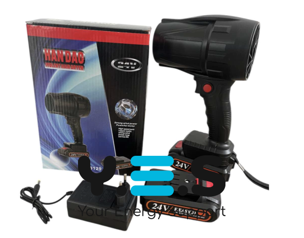 Турбореактивний ручний вентилятор-повітродувка XL-1589, акумуляторний, до 70 м/с