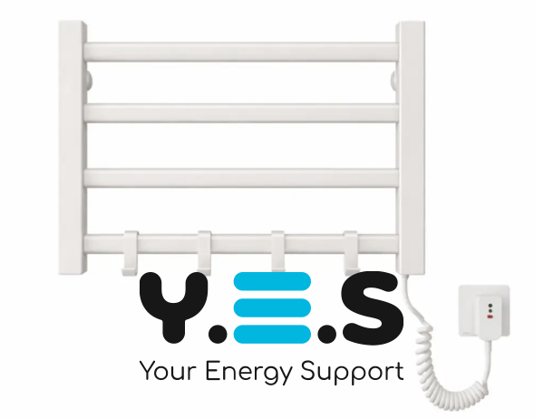 Електрична настінна рушникосушка для ванної GN-7401-W (сушка для рушників)