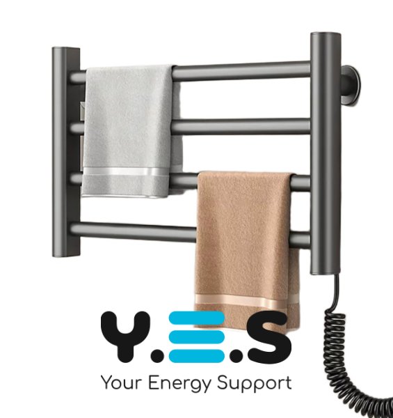 Електрична настінна рушникосушка для ванної GN-9401-G