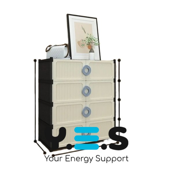 Шафа-полиця для взуття XG08: закритий стелаж для зберігання взуття, сумок