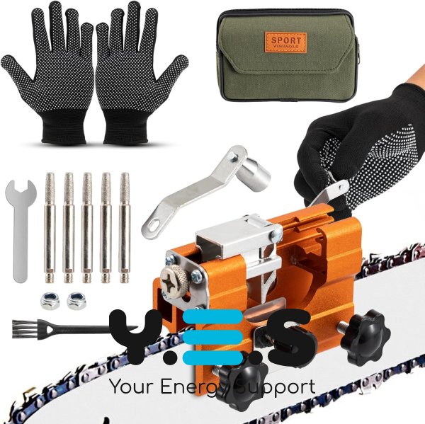 Ручна точилка BIGSTREN для заточування ланцюгів бензопил без демонтажу