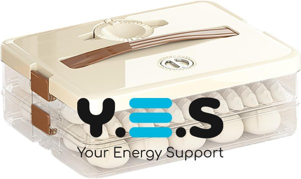 Дворівневий пластиковий контейнер для заморожування пельменів і вареників 30,5×22,5×7,5 см