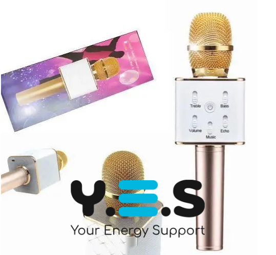 Караоке-мікрофон Q7 бездротовий Bluetooth зі вбудованою колонкою та ефектами голосу