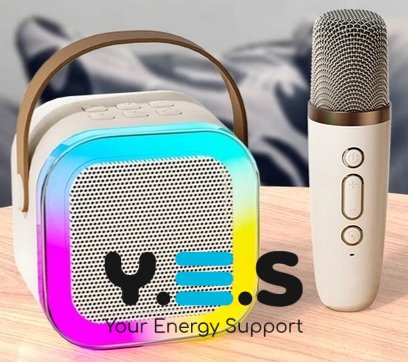 Дитячий караоке-набір: бездротовий мікрофон і Bluetooth-колонка для співу