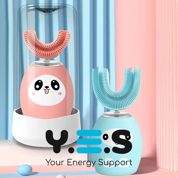 Дитяча U-подібна електрична ультразвукова силіконова зубна щітка-капа