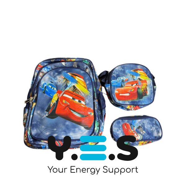 Дитячий рюкзак 3 в 1 для хлопчиків: Тачки / Людина-павук, шкільний учнівський (Спайдермен)