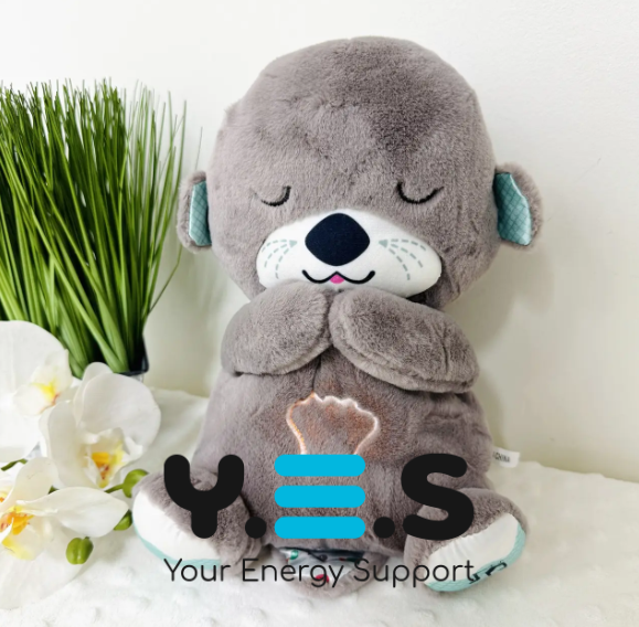 Плюшева іграшка-нічник видрочка Soothe Snuggle Otter: музика, підсвітка, імітація дихання