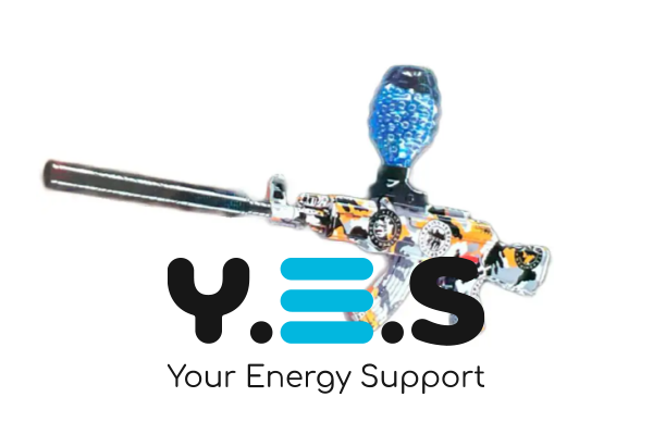 Дитячий орбібольний автомат GUN TOYS WH10 — кулемет‑пістолет, стріляє орбізами та гелевими кульками