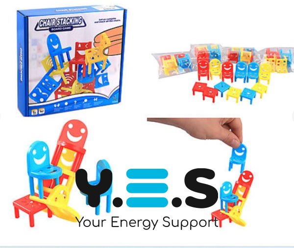 Стільці-балансири: настільна розвивальна гра для дітей, пірамідка зі стільців що балансують