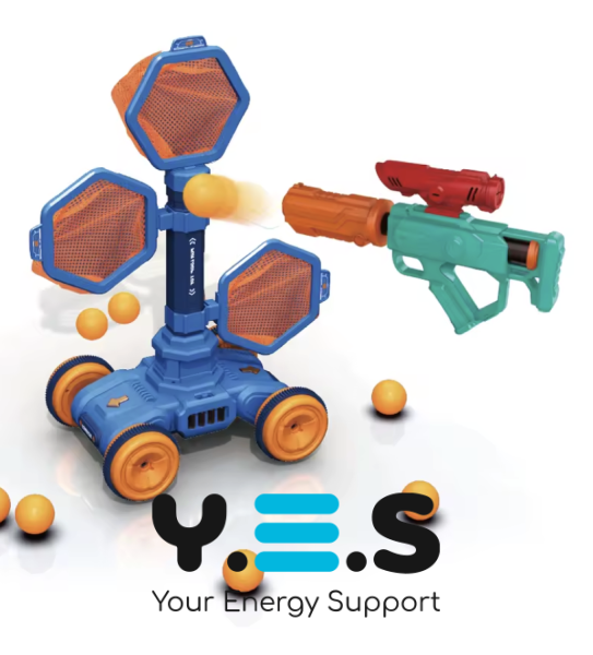 Дитячий тир 801-8: пістолет із мобільною мішенню, ігровий набір для влучності та розваг