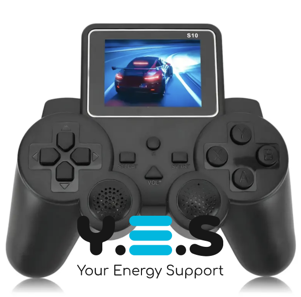 Портативна ретро міні-ігрова приставка Gamepad S10, екран 2,4″, 520 ігор, джойстик