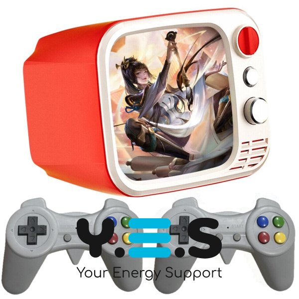 Ретро консоль H7 Mini TV: 740 ігор, портативна з екраном, 2 джойстики