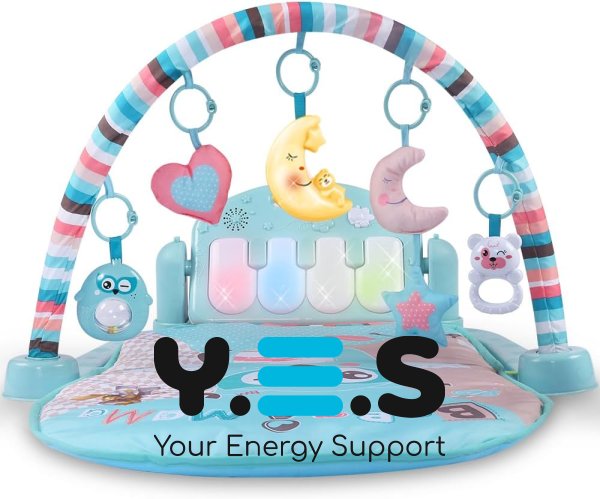 Музичний розвивальний килимок B250 для малюків — багатофункціональний дитячий ігровий килимок