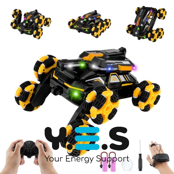 Трюковий танк-всюдихід на радіокеруванні AToys Leader YL84 з диско-шоу та LED-підсвіткою