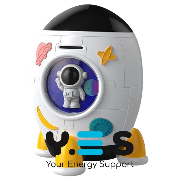 Дитячий електронний сейф-скарбничка «Ракета» 852A з музикою