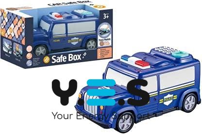 Дитячий електронний сейф-скарбничка «Поліцейська машина» 589-13B