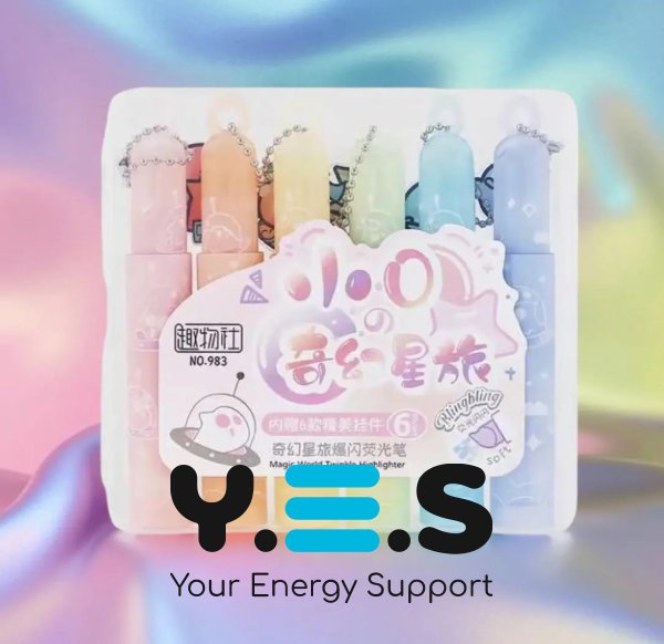 Набір дитячих акварельних маркерів NO983-1 (983-1), 6 шт.