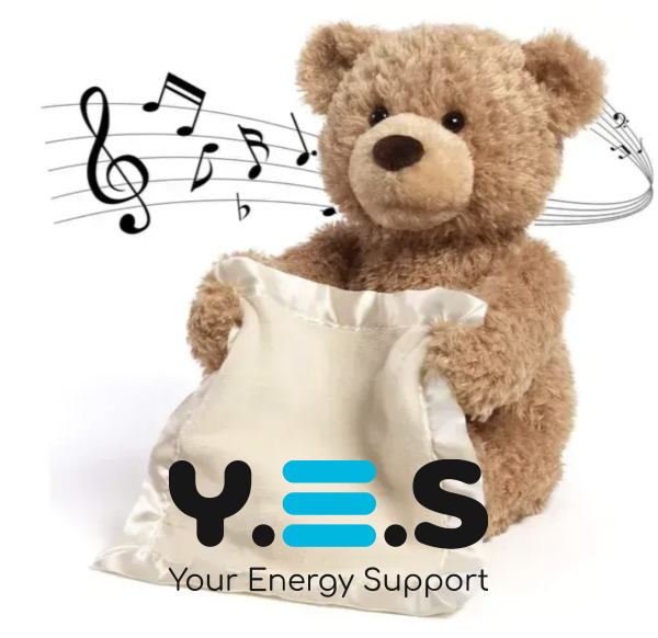 Іграшка плюшевий електричний музичний ведмедик для дітей, 33 см