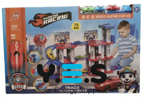 Ігрова траса-парковка (трек) Childrens Rail Car MH2006 для дітей, «Щенячий патруль»