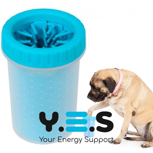 Лапомийка Soft Gentle Lapomover для великих собак, силіконові ворсинки, очищення лап від бруду