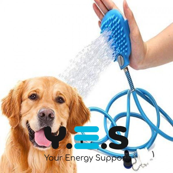 Щітка-душ для купання собак Pet Bathing Tool, масажна насадка для миття шерсті