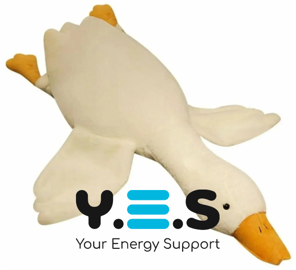 М’яка іграшка гусак-обіймашка 70 см (плюшевий гусак для обіймів)