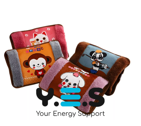 Електрична муфта-грілка для рук: затишна плюшева з малюнком