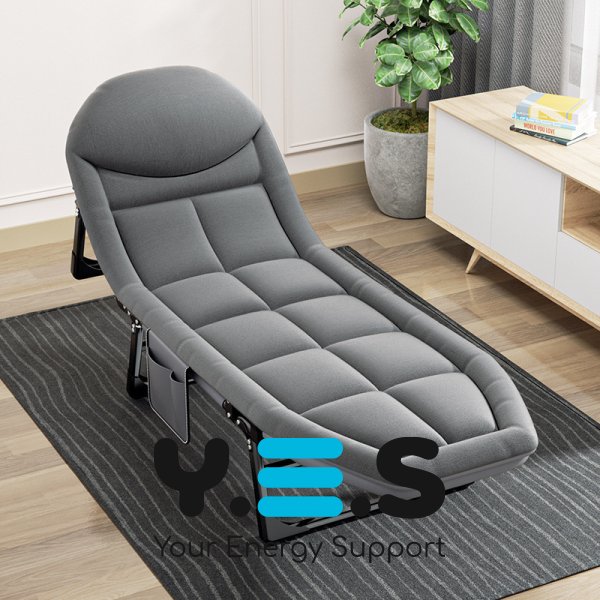 Туристичний складаний шезлонг-розкладачка з металевим каркасом 200×70×30 см, 5,4 кг для дому та дачі