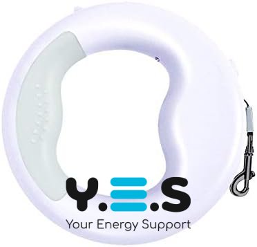 Автоматичний повідець-рулетка SKEPPY 3 м для собак з LED-підсвічуванням і кільцем