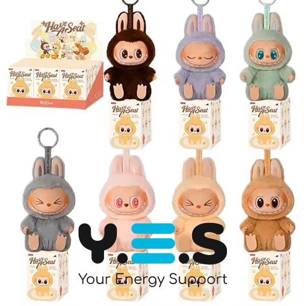 М’який брелок-монстр Labubu у Blind Box (коробка-сюрприз) • іграшка-сюрприз POP MART Original